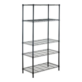 Safavieh Alpha 5 tier Chrome Wire Shelving