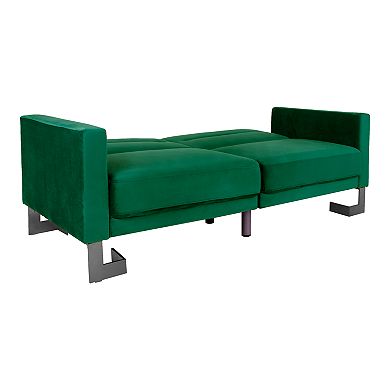 Safavieh Tribeca Green Foldable Sofa Bed