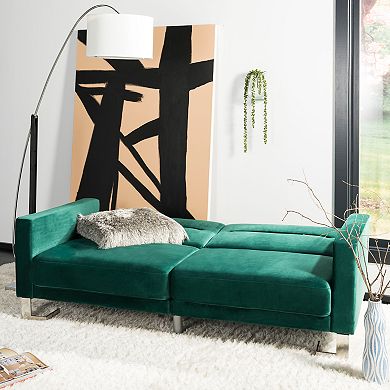 Safavieh Tribeca Green Foldable Sofa Bed