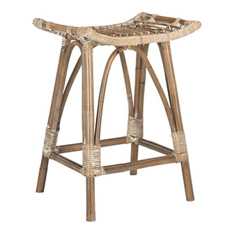 Safavieh Leda Rattan Counter Stool