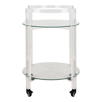 Safavieh Jules 2 tier Acrylic Bar Cart