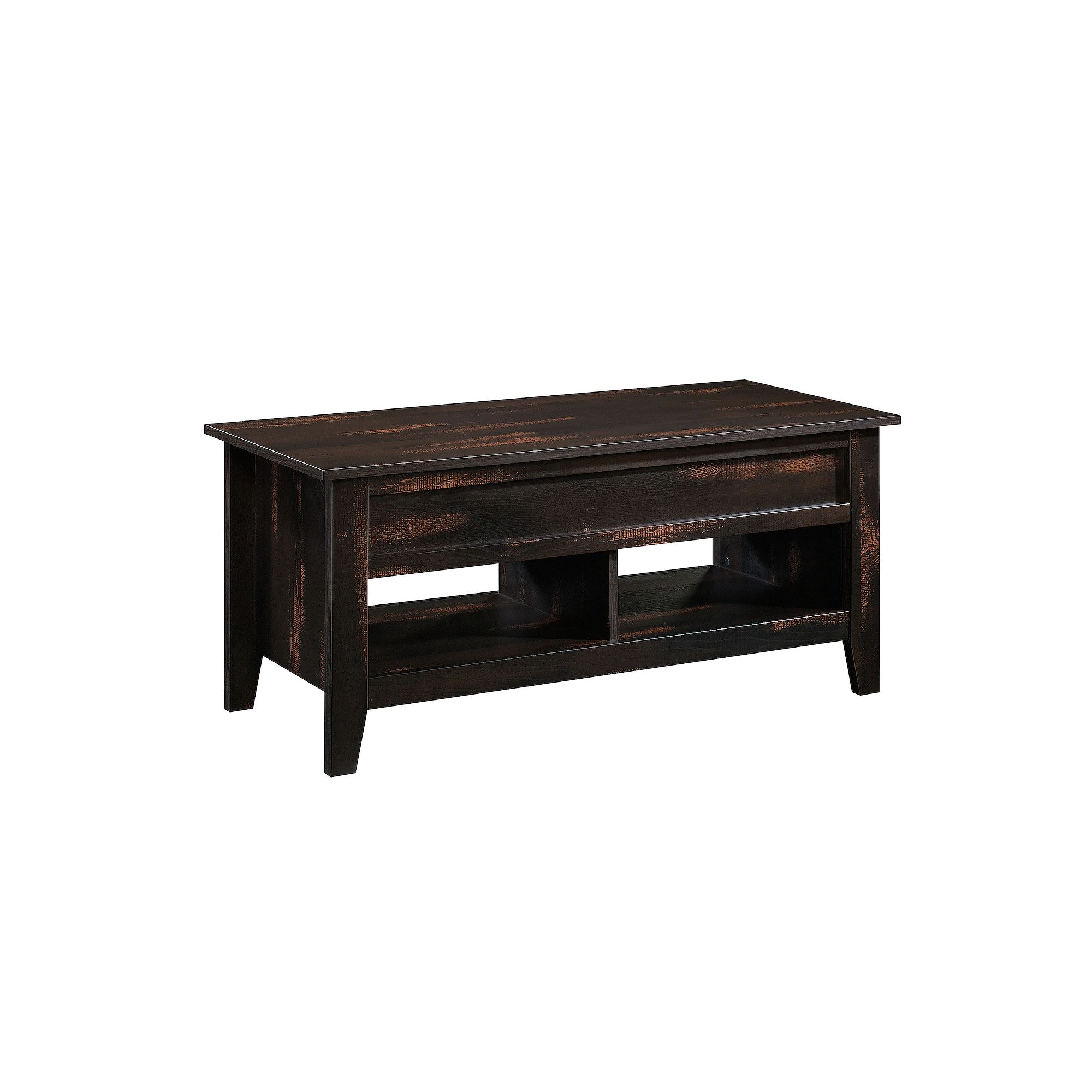 Sauder Dakota Pass Lift-Top Coffee Table, Char Green