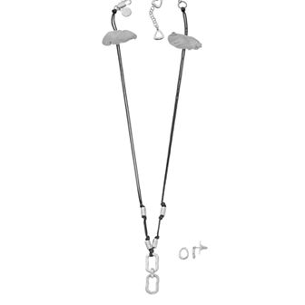 Bella Uno Oval Drop Necklace & Earring Set