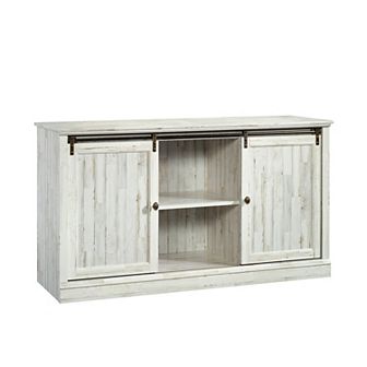 Sauder Barrister Lane Sliding Door Credenza Console Table