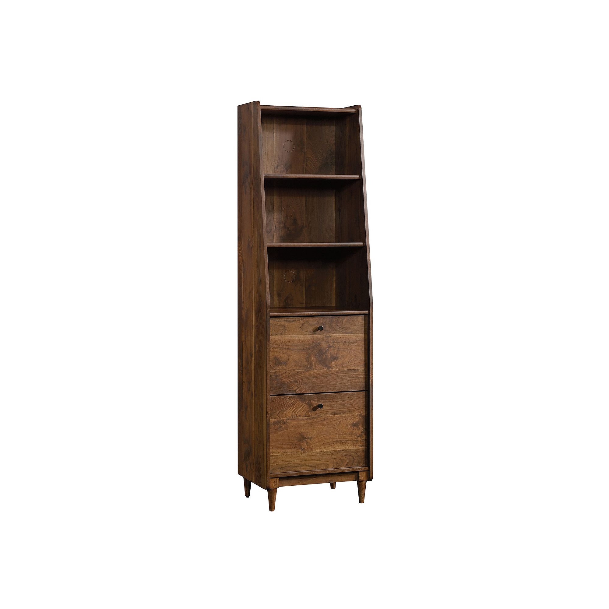 Sauder Harvey Park Wide Bookcase, Grand Brown