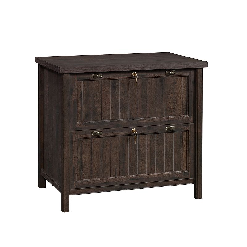 Sauder Costa Lateral File Cabinet, Brown