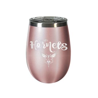 Charlotte Hornets 12 oz. Rose Gold Wine Tumbler