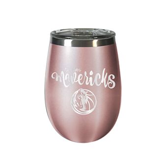 Dallas Mavericks 12 oz. Rose Gold Wine Tumbler