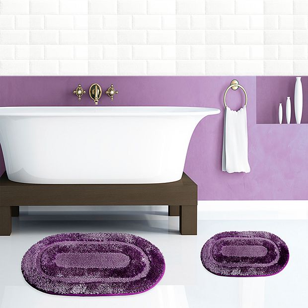 Popular Bath Pearl 2-piece Bath Rug Set