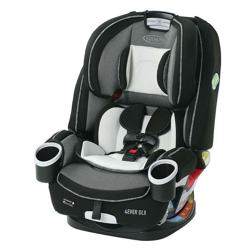 Graco 4Ever Dlx 4-in-1 Convertible Car Seat - Black/Gray