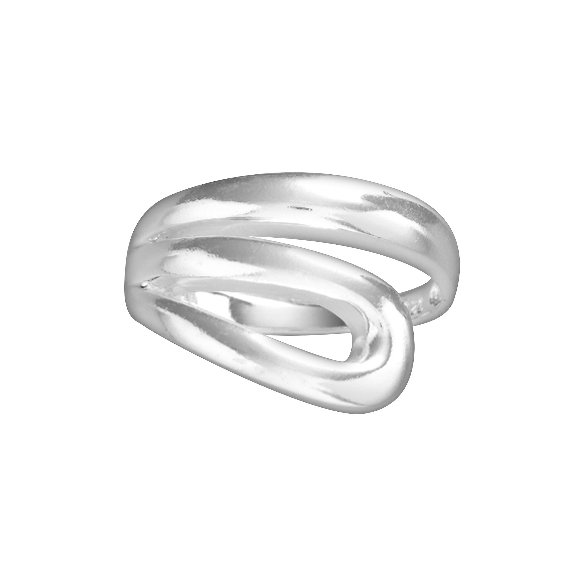 PRIMROSE Sterling Silver Abstract Ring, Womens, Size: 8