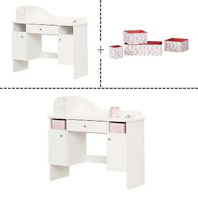 South Shore Vito Makeup Desk with Drawer