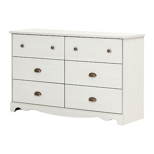 South Shore Caravell 6 Drawer Double Dresser