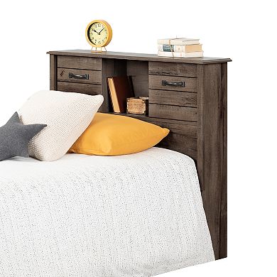 South Shore Ulysses Bookcase Headboard with Doors