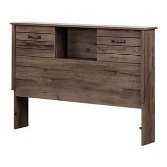 South Shore Ulysses Bookcase Headboard with Doors
