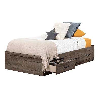 South Shore Ulysses Mates Bed with 3 Drawers
