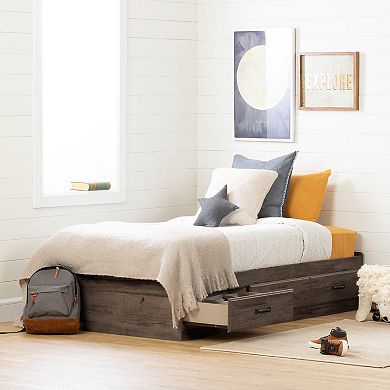 South Shore Ulysses Mates Bed with 3 Drawers