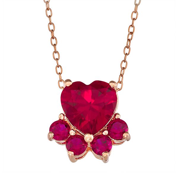 Kohls deals ruby necklace