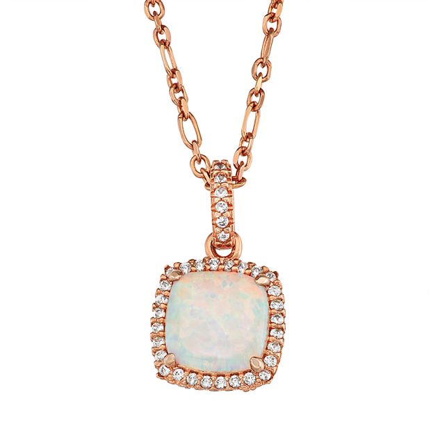 Kohls hot sale rose necklace