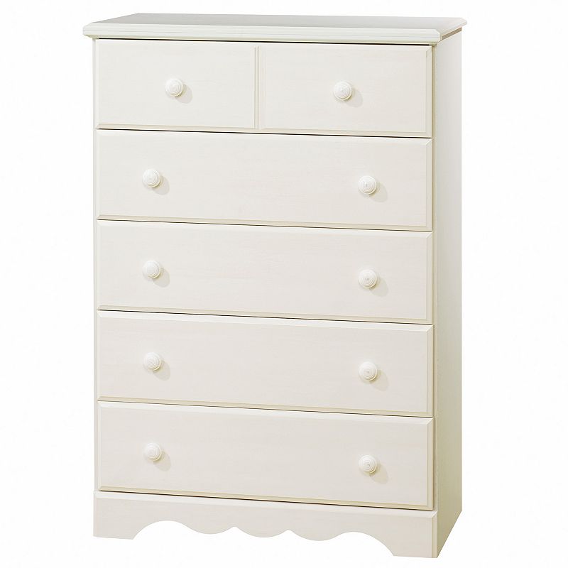 South Shore Summer Breeze 5-Drawer Chest, White
