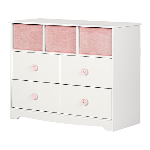 South Shore Sweet Piggy 4 Drawer Dresser With Baskets
