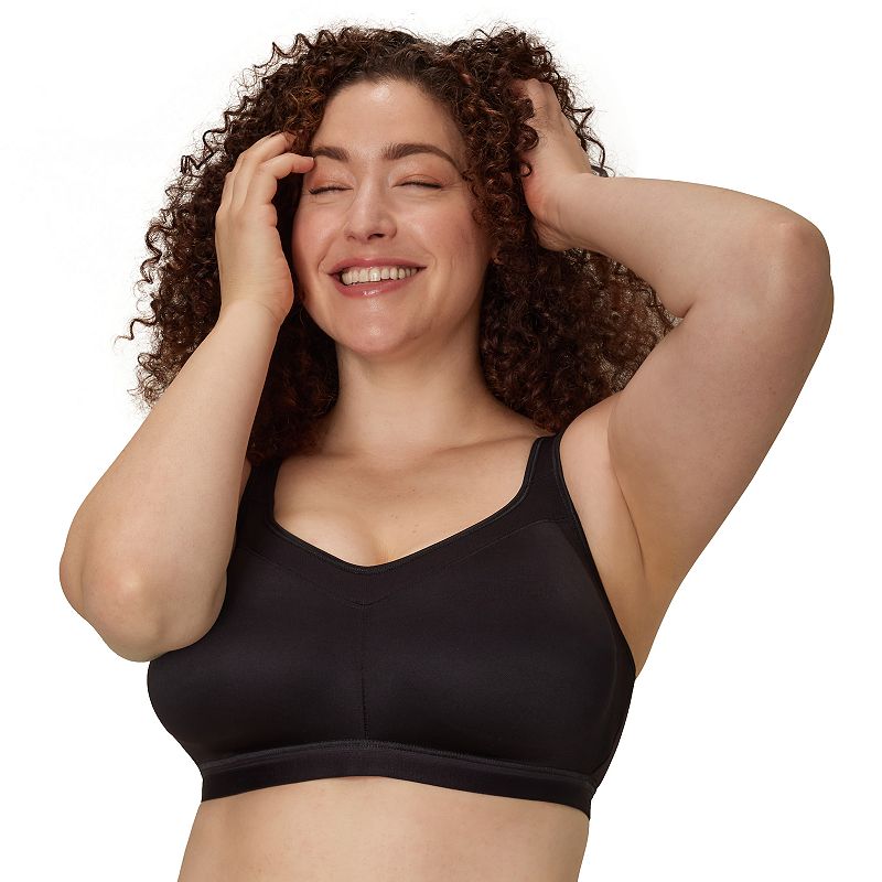 Playtex 18 Hour Active Breathable Comfort Wireless Bra 4159, Women's, Size: 36 D, Black