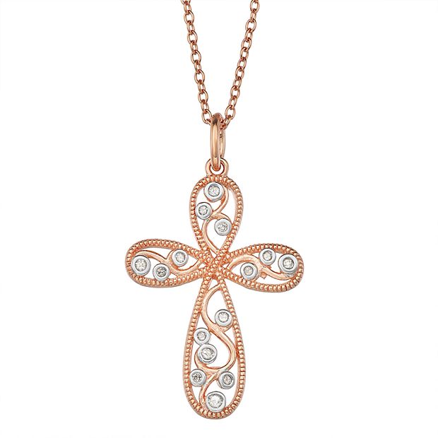 Kohls diamond hot sale cross necklace