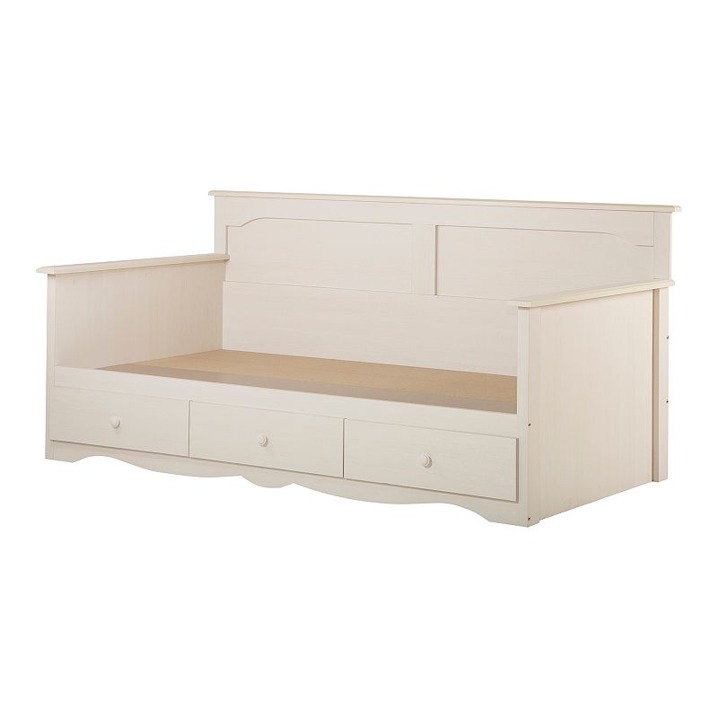 South Shore Summer Breeze Storage Daybed, White, Twin