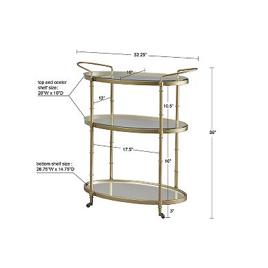 Madison Park Signature Lauren Bar Cart