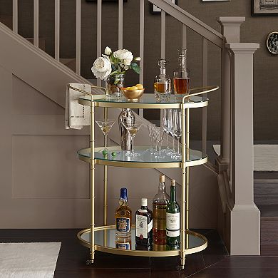 Madison Park Signature Lauren Bar Cart