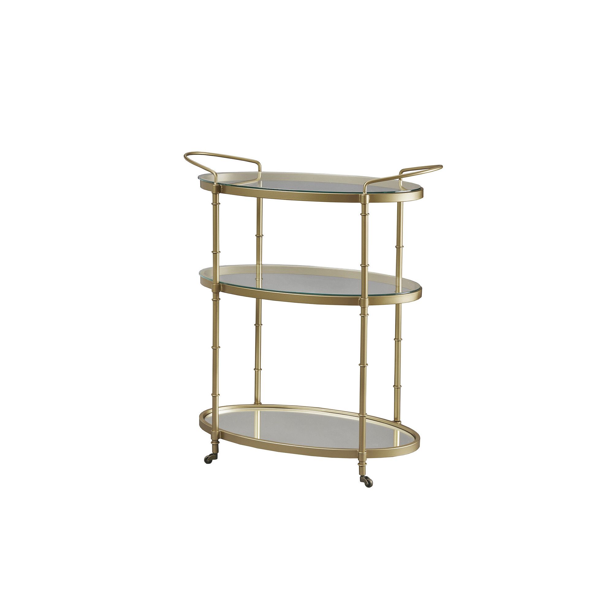 Madison Park Signature Lauren Bar Cart, Antique Gold