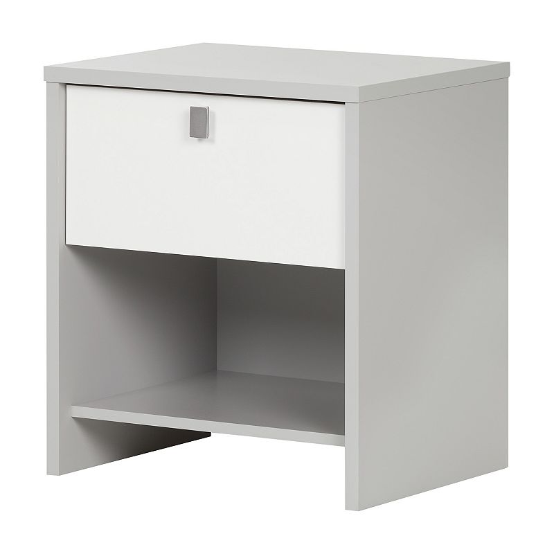 South Shore Cookie 1-Drawer Nightstand, Grey