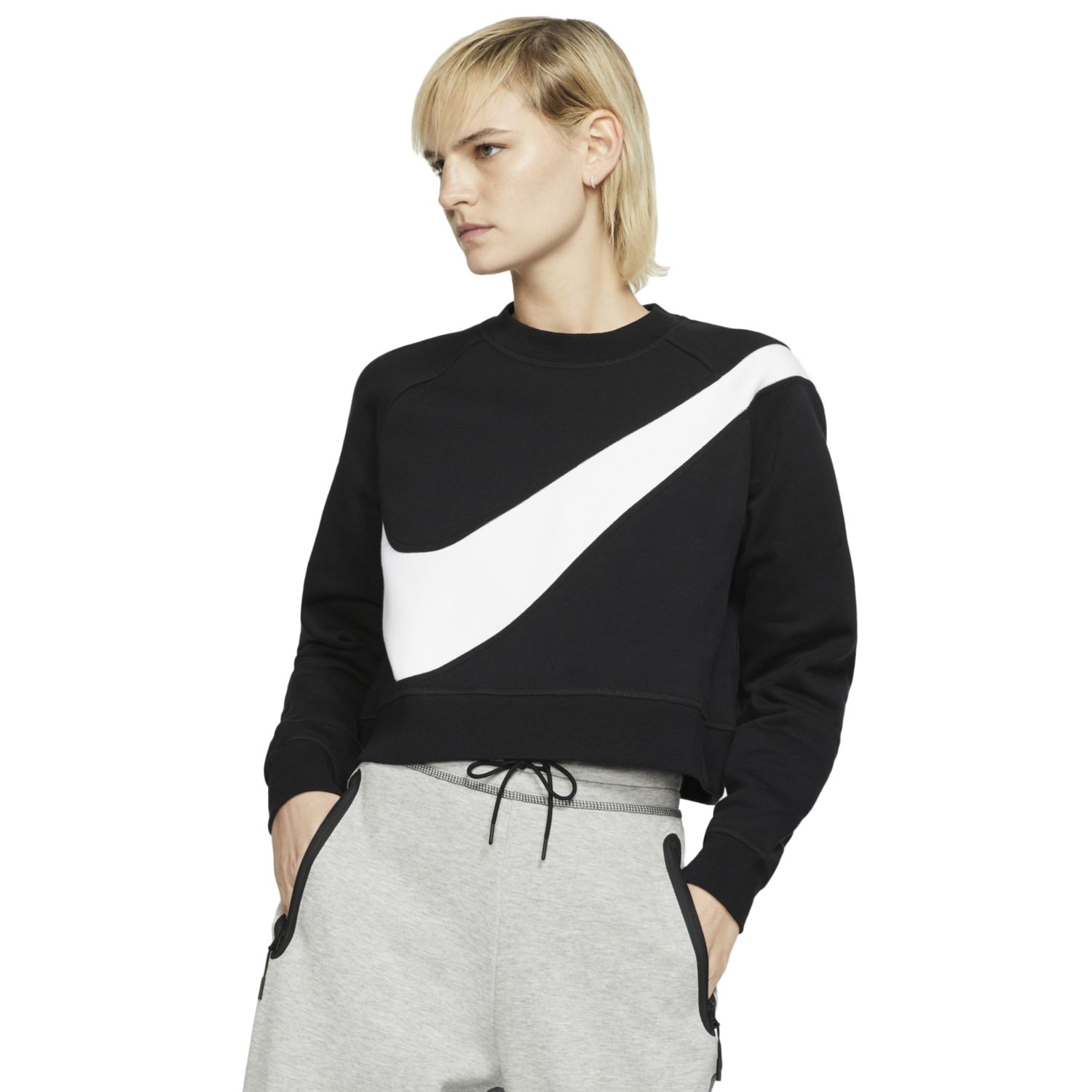 nike crop top sweatshirt