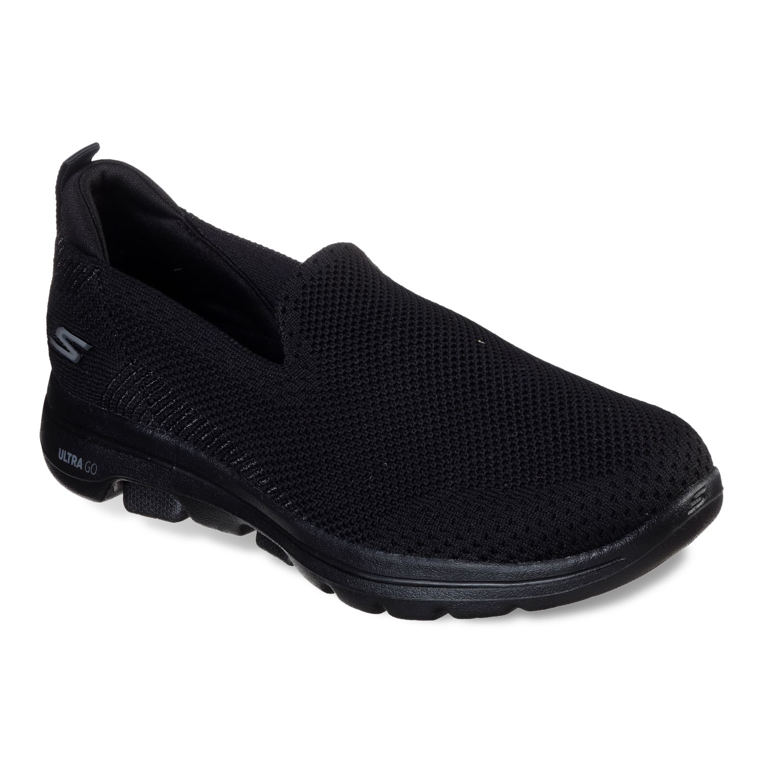 skechers go walk white slip on