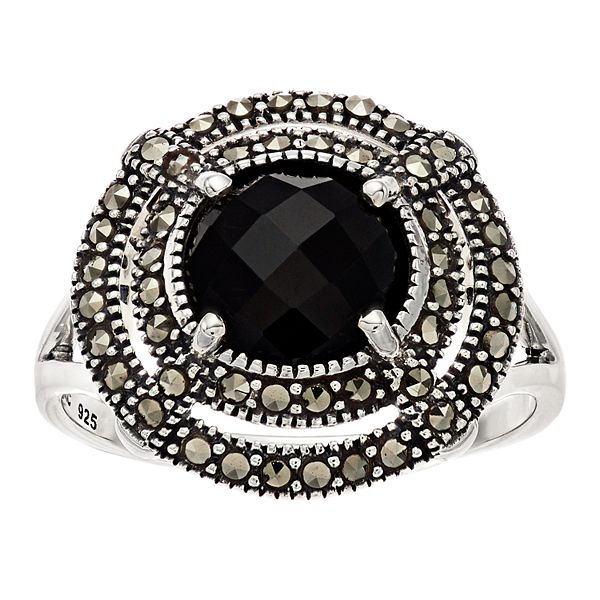 Kohls black deals onyx ring