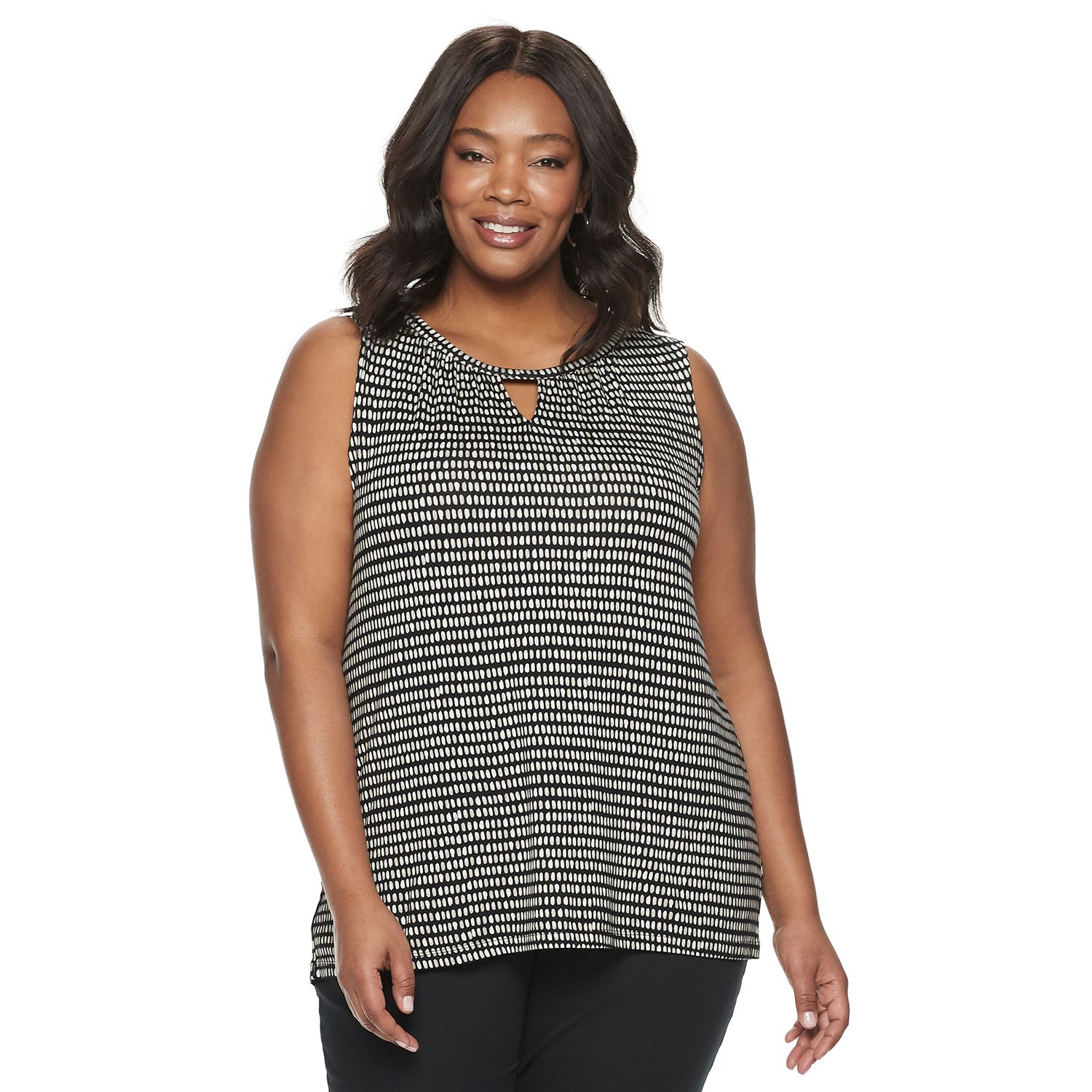 kohls plus size dressy tops