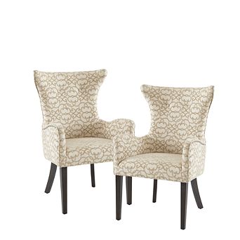 Madison Park Jenn Arm Dining Chair 2 pc Set