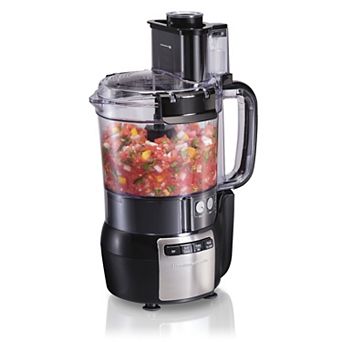 Hamilton Beach 12 cup Stack & Snap Food Processor with Bonus Disc
