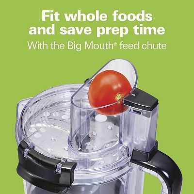 Hamilton Beach 12-Cup Stack Snap Food Processor with Bonus Disc