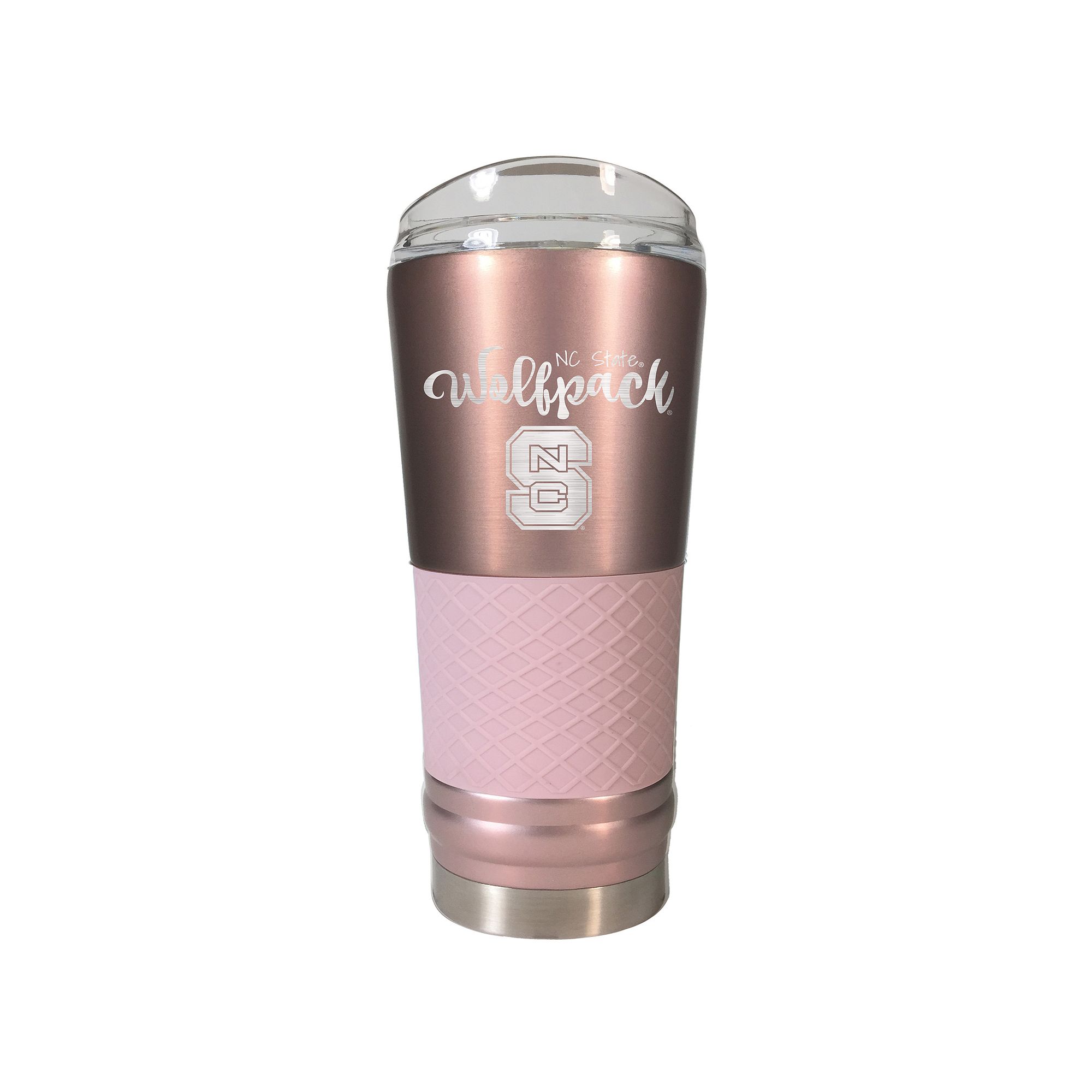 North Carolina State Wolfpack 24-Ounce Draft Rose Gold Tumbler, Nst Pink
