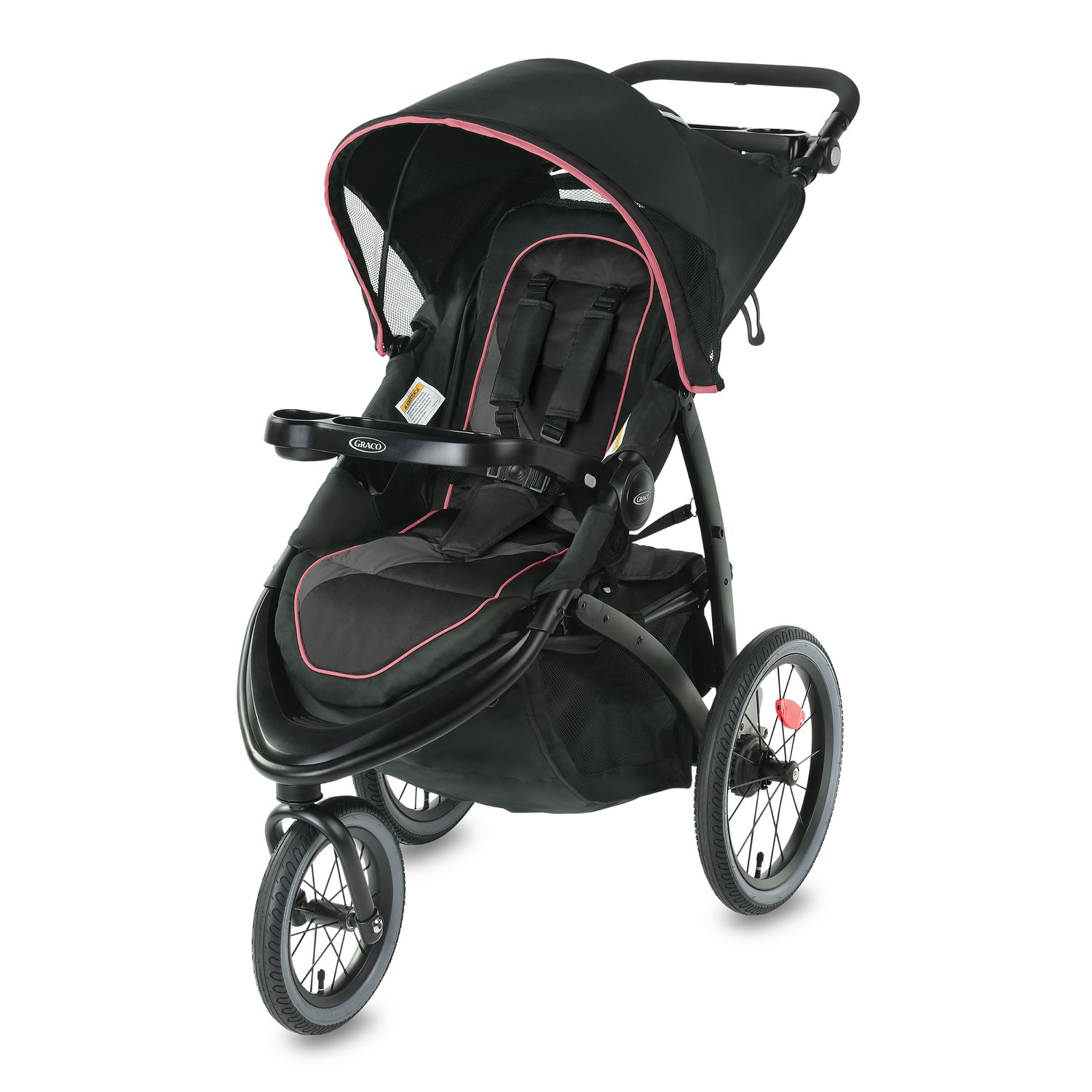 girl jogging stroller