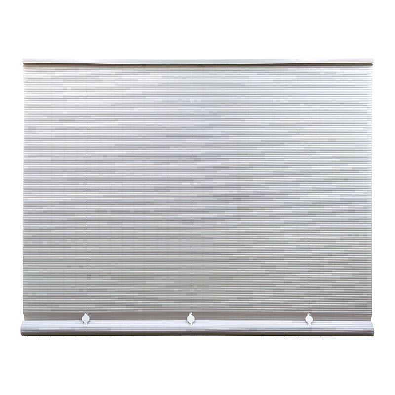 White 1/4 In. PVC Cord Free Roll-Up 72 in. W x 72 in. L