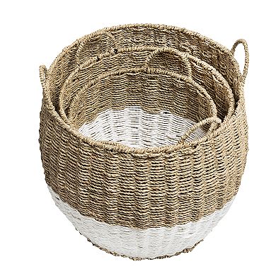 Honey-Can-Do 3-piece Round Nesting Basket Set