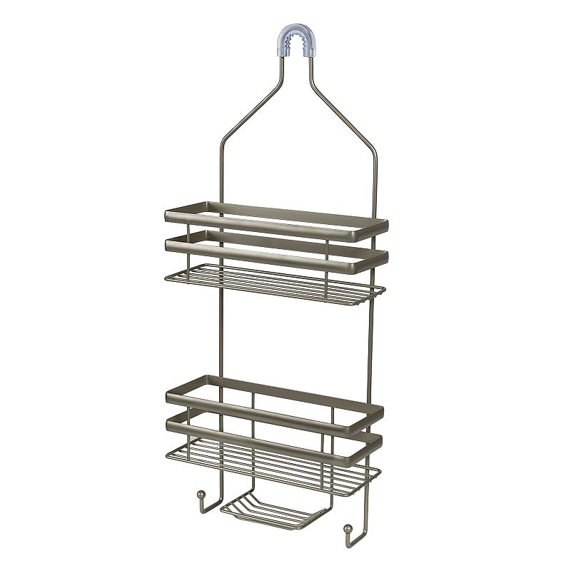 Honey-Can-Do Flat Wire Steel Shower Caddy, Grey