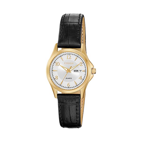 Men's Quartz Brown Leather Strap Watch - EQ0593-26A