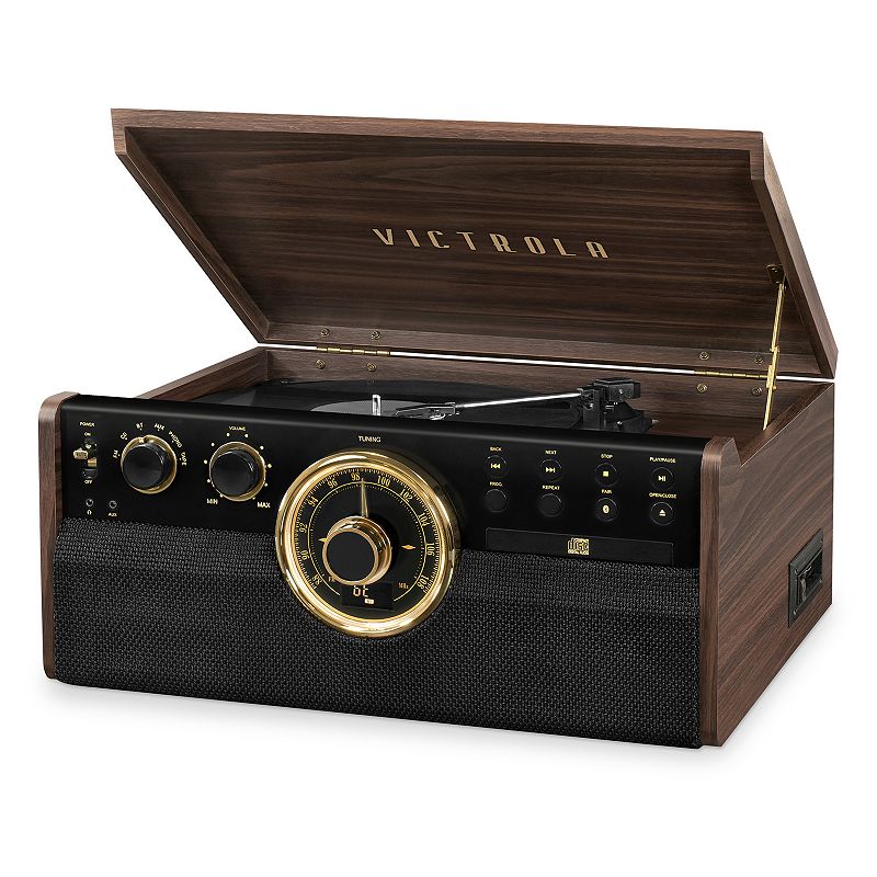 Victrola - Bluetooth Audio System - Gold/Brown/Black