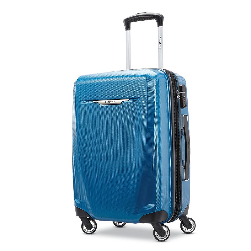 Samsonite Winfield Hardside Spinner Luggage, Blue, 20 Carryon