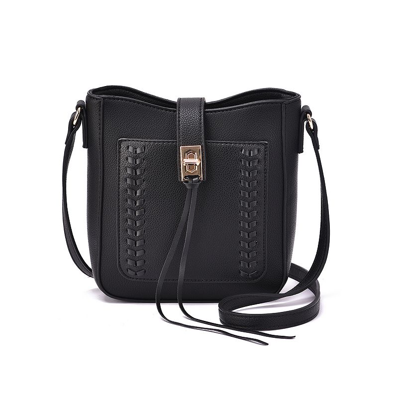 Mellow World Ashlyn Whipstitch Crossbody Bag, Black