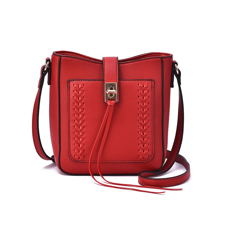 Mellow World Ashlyn Whipstitch Crossbody Bag, Red