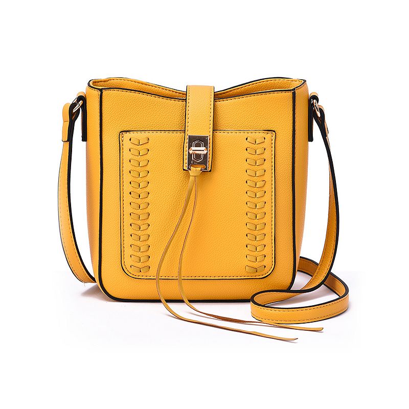 Mellow World Ashlyn Whipstitch Crossbody Bag, Yellow